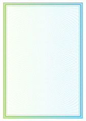 Certificate. Vector pattern for currency and diplomas