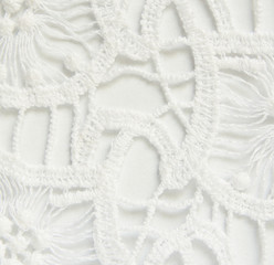 Wall Mural - White lace