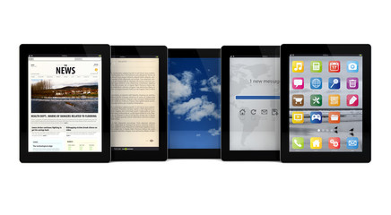 Canvas Print - tablets