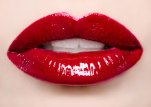Passionate Red Lips