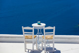 Fototapeta  - romantic place in Santorini island,Greece