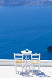 Fototapeta  - romantic place in Santorini island,Greece