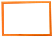 Modern Orange Narrow Picture Frame
