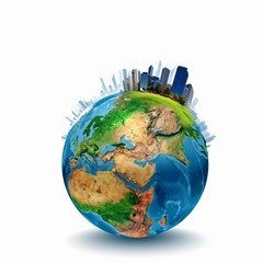 Wall Mural - around th world