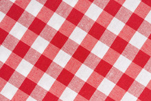 Tablecloth Diagonal Red And White Texture Background