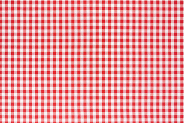 Red and white tablecloth background