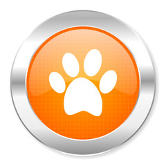 Poster - animal footprint icon