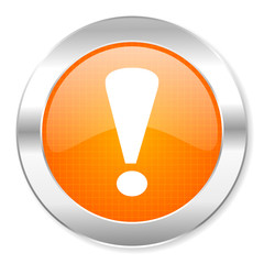 Fototapete - exclamation sign icon