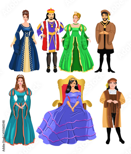 Naklejka dekoracyjna fairy tale characters