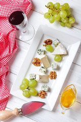 Wall Mural - Camembert and  blue cheese