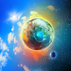 Wall Mural - Earth planet