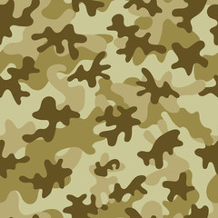 Wall Mural - Camouflage Seamless Pattern