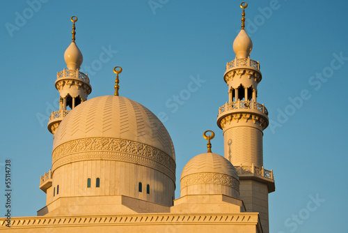 Minarette Und Kuppel Der Moschee In Dubai Baniyas Buy This Stock Photo And Explore Similar Images At Adobe Stock Adobe Stock