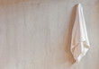 Hanging White Towel