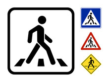 Vector Pedestrian Symbol