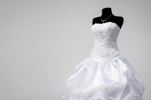 Wedding Dress On A Mannequin