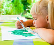 © Dmitry Naumov - Child drawing outdoors