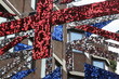 union Jack glitter flag Street Art	