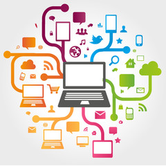 Wall Mural - internet