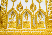 Thai Style Art Temple, Wat Phrathat Nong Bua In Ubon Ratchathani