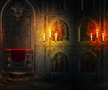 Gothic Palace Interior Background