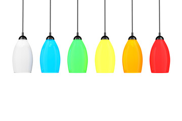 Poster - Multicolor tall floor lamps