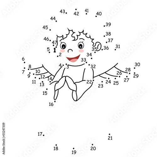 Photographie  gioco puntini, angelo