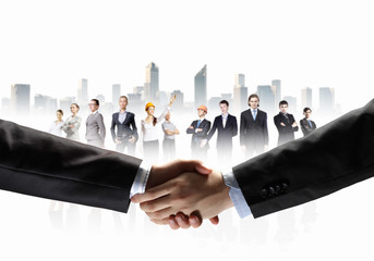 image of business handshake