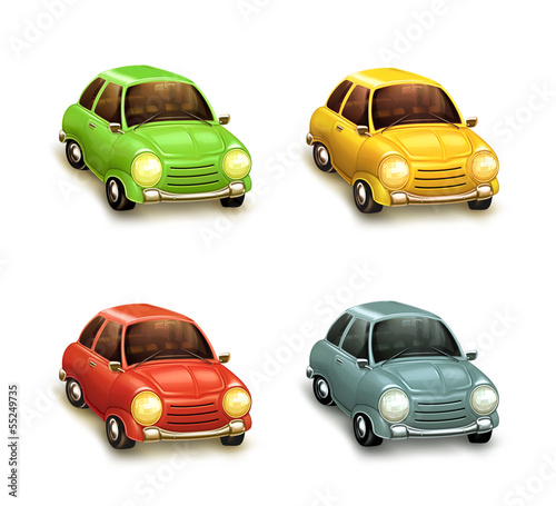 Naklejka na szybę Cars, icon set