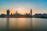 Fototapeta Big Ben - Houses of parliament at night, London