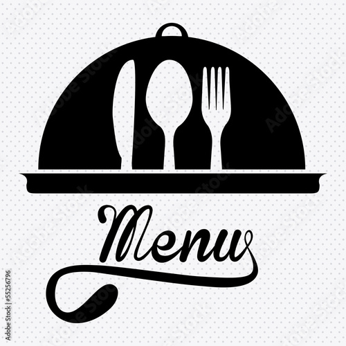 Tapeta ścienna na wymiar menu design