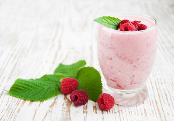 Wall Mural - Raspberry Yogurt