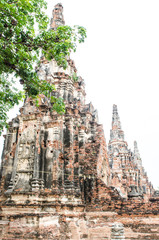 Ancient pagoda at Chaiwattanaram temple