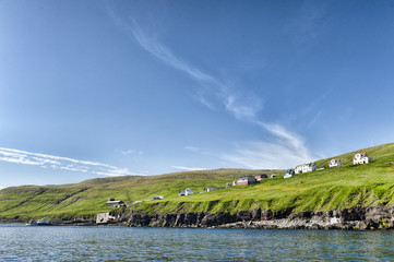 skuvoy island on a summer day