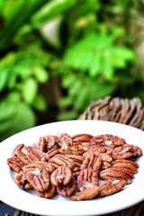 Wall Mural - pecan nut