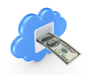 Canvas Print - Cloud computing concept.