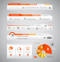 Aufkleber - Quality clean web elements for blog and sites.