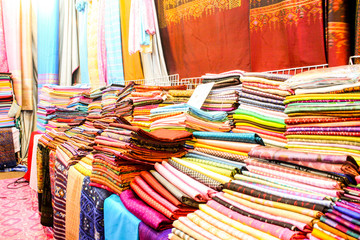 fabric silk traditional of thailand