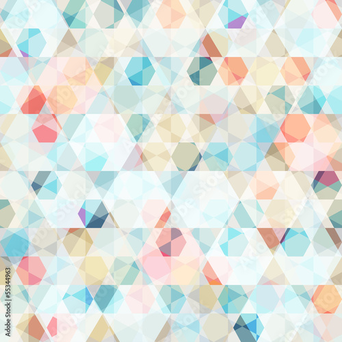 Naklejka - mata magnetyczna na lodówkę cell diamond seamless pattern