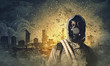Stalker in gas mask