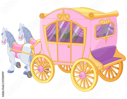 Naklejka na szybę Princess Carriage