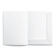 © MockupSpot - White empty open folder.