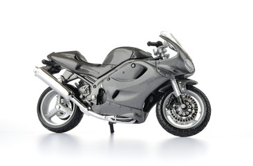 Wall Mural - Motorcycle on white background