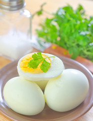 Poster - boiled eggs