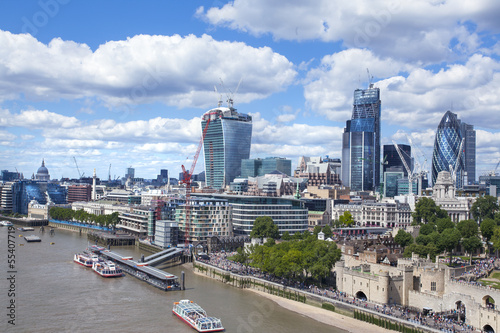 Naklejka dekoracyjna La City Londres