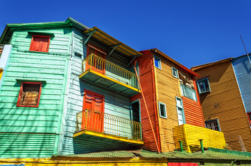 Fototapete - Bright Colors in Buenos Aires
