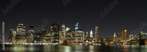 Naklejka na szafę New York Downtown Panarama