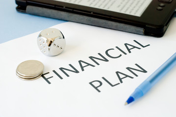 Wall Mural - financial plan