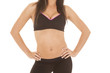 © Poulsons Photography - woman fitness black shorts bra body stand