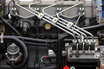 diesel engine detail